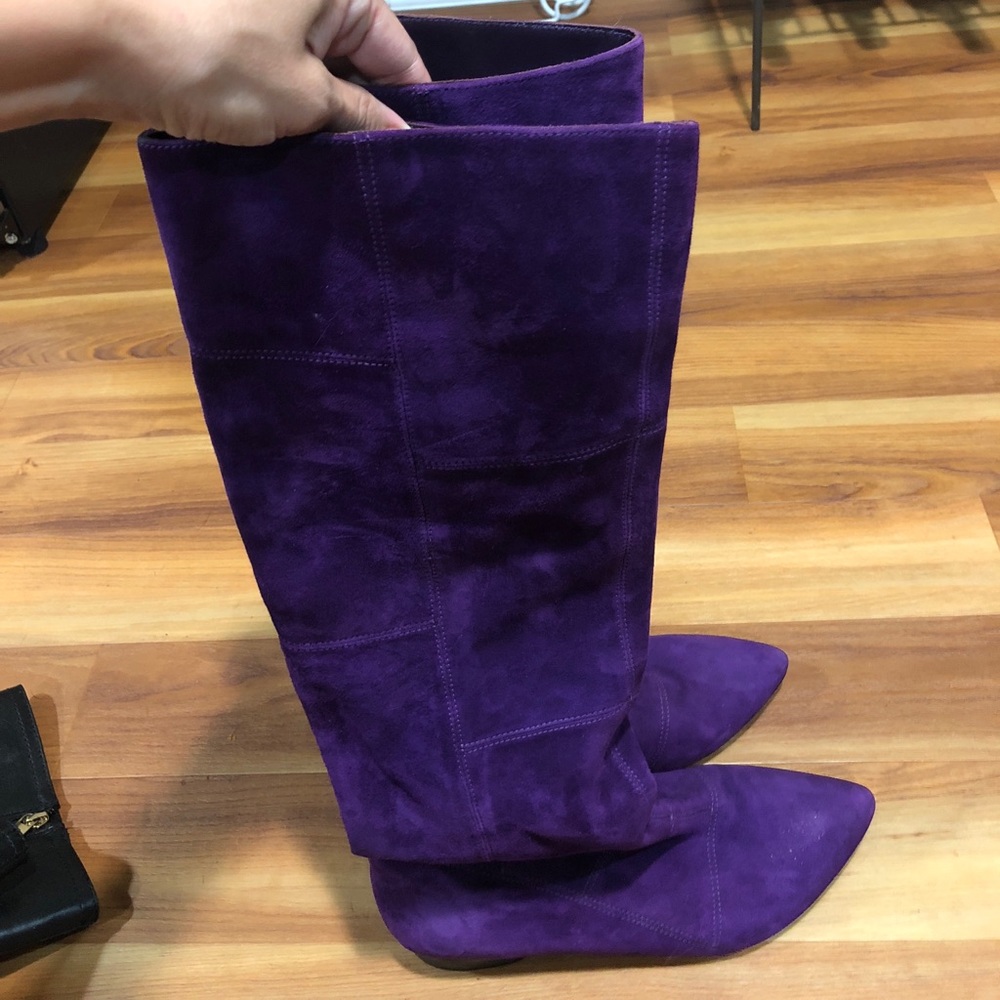 Purple boots